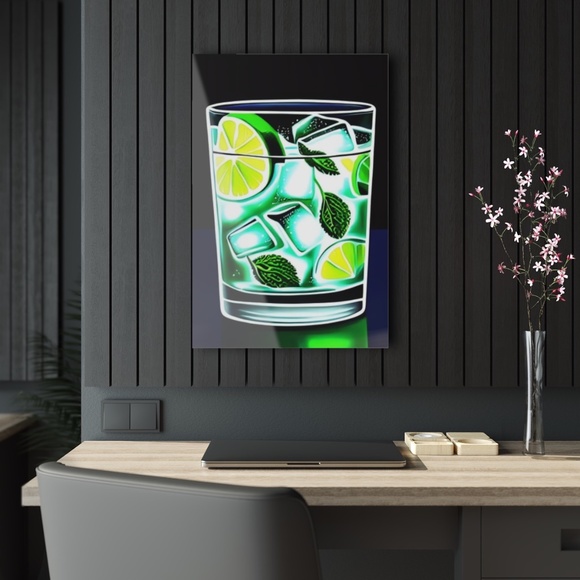 Acrylic Print of a Gin and Tonic - Picture 1 of 3